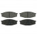 Brake Pad Set, disc brake 16263 FEBI