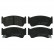 Brake Pad Set, disc brake 16267 FEBI