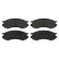 Brake Pad Set, disc brake 16268 FEBI