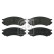 Brake Pad Set, disc brake 16268 FEBI, Thumbnail 2