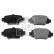 Brake Pad Set, disc brake 16269 FEBI, Thumbnail 2