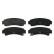 Brake Pad Set, disc brake 16270 FEBI