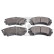 Brake Pad Set, disc brake 16275 FEBI, Thumbnail 2
