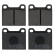 Brake Pad Set, disc brake 16290 FEBI