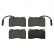 Brake Pad Set, disc brake 16295 FEBI