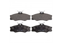 Brake Pad Set, disc brake 16298 FEBI