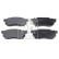 Brake Pad Set, disc brake 16299 FEBI, Thumbnail 2