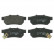 Brake Pad Set, disc brake 16301 FEBI