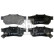 Brake Pad Set, disc brake 16301 FEBI, Thumbnail 2