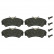 Brake Pad Set, disc brake 16302 FEBI
