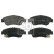 Brake Pad Set, disc brake 16305 FEBI, Thumbnail 2