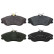 Brake Pad Set, disc brake 16310 FEBI