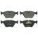 Brake Pad Set, disc brake 16312 FEBI