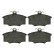 Brake Pad Set, disc brake 16320 FEBI