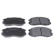 Brake Pad Set, disc brake 16325 FEBI