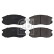 Brake Pad Set, disc brake 16325 FEBI, Thumbnail 2
