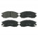 Brake Pad Set, disc brake 16327 FEBI