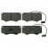 Brake Pad Set, disc brake 16333 FEBI