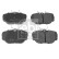 Brake Pad Set, disc brake 16353 FEBI, Thumbnail 2