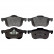 Brake Pad Set, disc brake 16359 FEBI