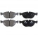 Brake Pad Set, disc brake 16366 FEBI