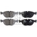 Brake Pad Set, disc brake 16366 FEBI, Thumbnail 2