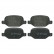 Brake Pad Set, disc brake 16370 FEBI