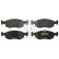 Brake Pad Set, disc brake 16371 FEBI, Thumbnail 2