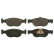 Brake Pad Set, disc brake 16372 FEBI