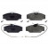 Brake Pad Set, disc brake 16381 FEBI