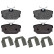 Brake Pad Set, disc brake 16382 FEBI
