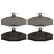 Brake Pad Set, disc brake 16386 FEBI