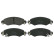 Brake Pad Set, disc brake 16387 FEBI