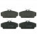 Brake Pad Set, disc brake 16388 FEBI