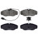Brake Pad Set, disc brake 16391 FEBI