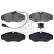 Brake Pad Set, disc brake 16391 FEBI, Thumbnail 2