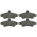 Brake Pad Set, disc brake 16393 FEBI