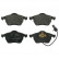 Brake Pad Set, disc brake 16398 FEBI
