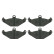 Brake Pad Set, disc brake 16403 FEBI