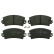 Brake Pad Set, disc brake 16407 FEBI