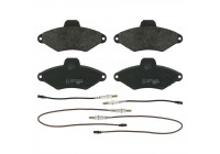 Brake Pad Set, disc brake 16413 FEBI