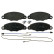 Brake Pad Set, disc brake 16414 FEBI