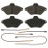 Brake Pad Set, disc brake 16415 FEBI
