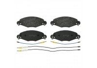 Brake Pad Set, disc brake 16419 FEBI