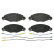 Brake Pad Set, disc brake 16419 FEBI