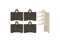 Brake Pad Set, disc brake 16420 FEBI