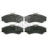 Brake Pad Set, disc brake 16421 FEBI, Thumbnail 2