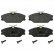 Brake Pad Set, disc brake 16429 FEBI