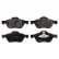 Brake Pad Set, disc brake 16435 FEBI