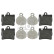 Brake Pad Set, disc brake 16438 FEBI, Thumbnail 2